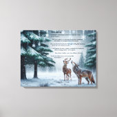 アーティストの詩のキャンバス印刷 キャンバスプリント (正面)