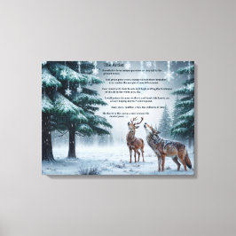 アーティストの詩のキャンバス印刷 キャンバスプリント