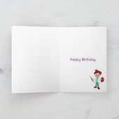 アーティストの誕生日 カード (内部)