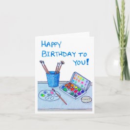 アーティストの誕生日 カード