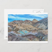 (アーティストの調色板) デスバレー国立公園 ポストカード (正面/裏面)