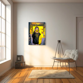 アーティストの部屋アートパネル｜寿司娘 GenerativeAI キャンバスプリント