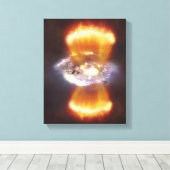 アーティストの銀河系 キャンバスプリント (インサイチュ (ウッドフロア))