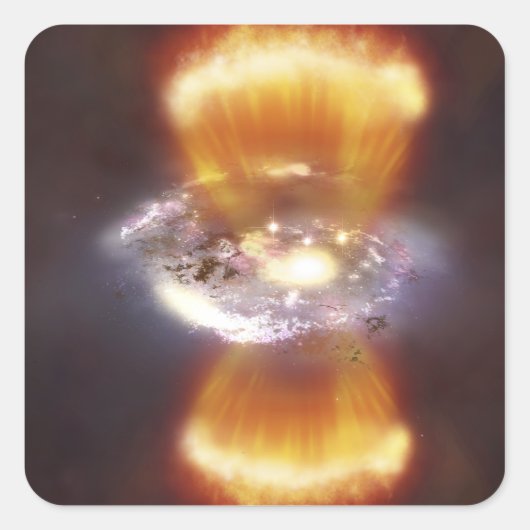 アーティストの銀河系 スクエアシール (正面)