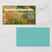 アーティストの風景 名刺 (正面/裏面)