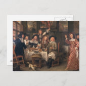 アーティストの食事 ポストカード (正面/裏面)