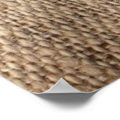 アーティストの麻のキャンバス：粗いテクスチャ ポスター (角)