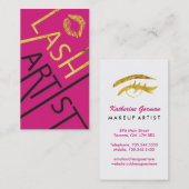 アーティストはっきりしたの名刺の作成と結び付け 名刺 (正面/裏面)