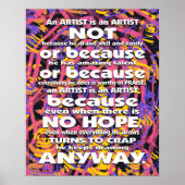 アーティストは… ポスター (正面)