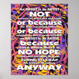 アーティストは… ポスター