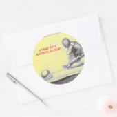 アーティストやクリエイティブの人々はアーティストのブロックを恐れる ラウンドシール (封筒)