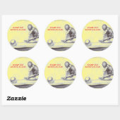 アーティストやクリエイティブの人々はアーティストのブロックを恐れる ラウンドシール (シート)