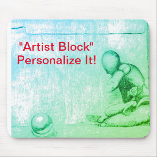 アーティストやクリエイティブの人々はアーティストのブロックmを恐れる マウスパッド