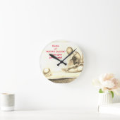 アーティストやクリエイティブの人はアーティストのブロックを怖がる   ラウンド壁時計 (ホーム)