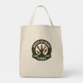 アーティストアットハート手作りヴィンテージトートバッグ トートバッグ (裏面)