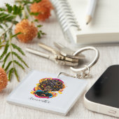 アーティストアフロウーマン キーホルダー (正面右)