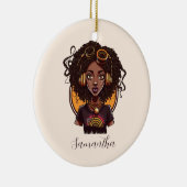 アーティストアフロウーマン セラミックオーナメント (右)