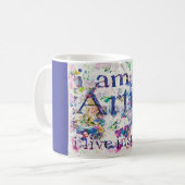 アーティストインスパイアですアート。 コーヒーマグカップ (正面左)