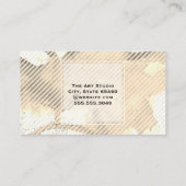 アーティストウォーターカラーゴールデン 名刺 (裏面)