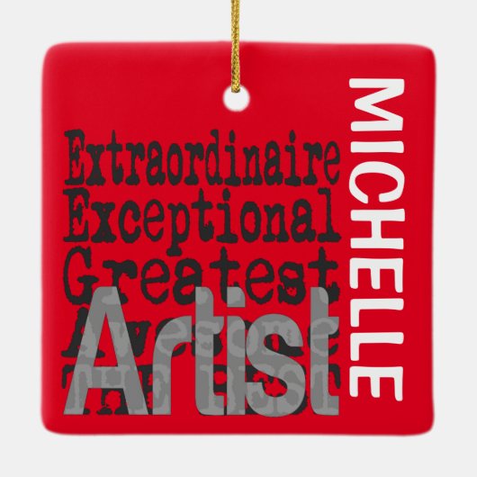 アーティストエクストノーディレカスタムア セラミックオーナメント (裏面)