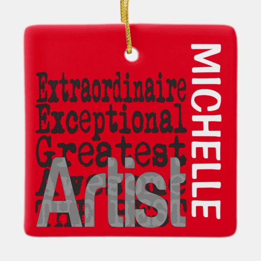 アーティストエクストノーディレカスタムア セラミックオーナメント (正面)