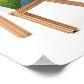 アーティストカエルのグラフィック ポスター (角)