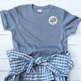 アーティストカラフルタイポグラフィモダン, スタイリッシュ, 缶バッジ