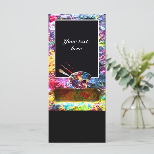 アーティストカラーパレットおよびブラシファインアート用品 (スタンド正面)