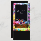 アーティストカラーパレットおよびブラシファインアート用品 (正面/裏面)