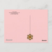 アーティストカラーパレットとブラシ ポストカード (裏面)