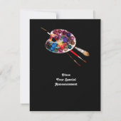 アーティストカラーパレットアートショーギャラリー展 案内状 (裏面)