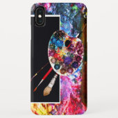 アーティストカラーパレット、黒 Case-Mate iPhoneケース (裏面)