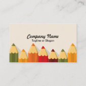 アーティストカラーペンシル 名刺 (裏面)