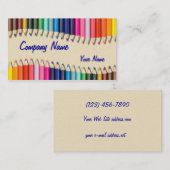 アーティストカラーペンシル 名刺 (正面/裏面)