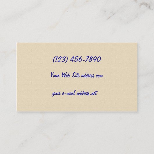 アーティストカラーペンシル 名刺 (裏面)