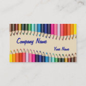 アーティストカラーペンシル 名刺 (正面)