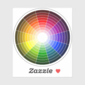 アーティストカラーホイールレインボー シール (シート)