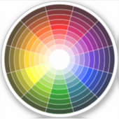 アーティストカラーホイールレインボー シール (正面)