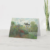 アーティストガーデンルノアール印象派絵画の カード (正面)