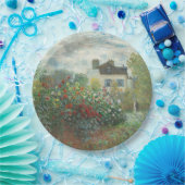 アーティストガーデンルノアール印象派絵画の ペーパープレート (パーティー)