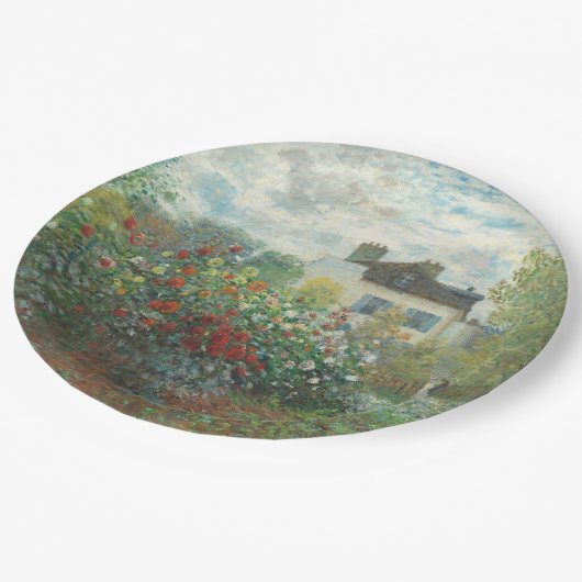 アーティストガーデンルノアール印象派絵画の ペーパープレート (アングル)