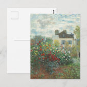 アーティストガーデンルノアール印象派絵画の ポストカード (正面/裏面)