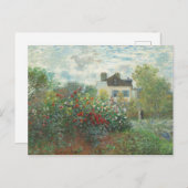 アーティストガーデンルノアール印象派絵画の ポストカード (正面/裏面)