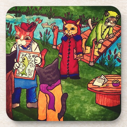 アーティストキャットコースター コースター (正面)