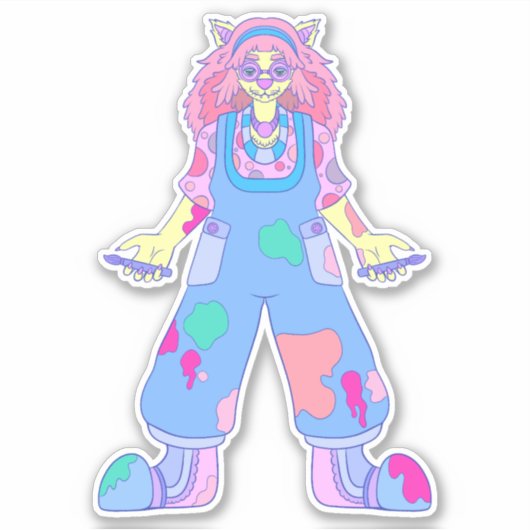 アーティストキャット シール (正面)