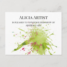 アーティストギャラリーショーアナウンスメントポストカード ポストカード