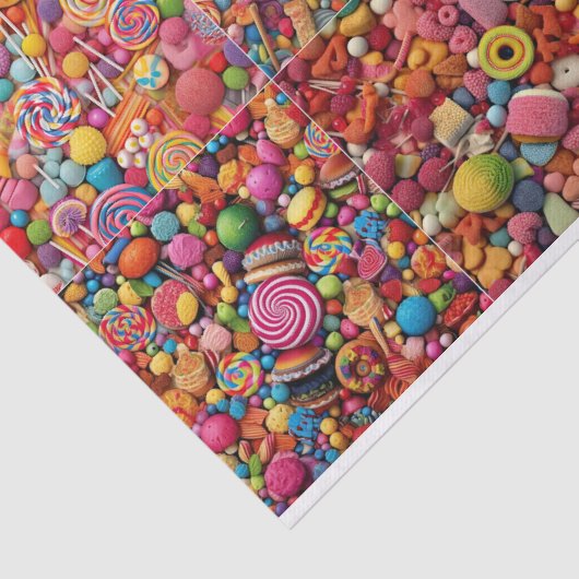 アーティストクラフカラフルター6キャンディをテーマにした背景 薄葉紙 (詳細)