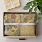 アーティストクラフターズヴィンテージスタイルひまわり 薄葉紙 (ギフト)