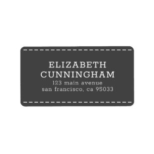 アーティストクラフターモダンシンプル差出人住所 ラベル