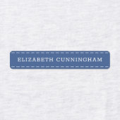 アーティストクラフモダンターとシンプルステッチカスタム ラベル (デザイン2)